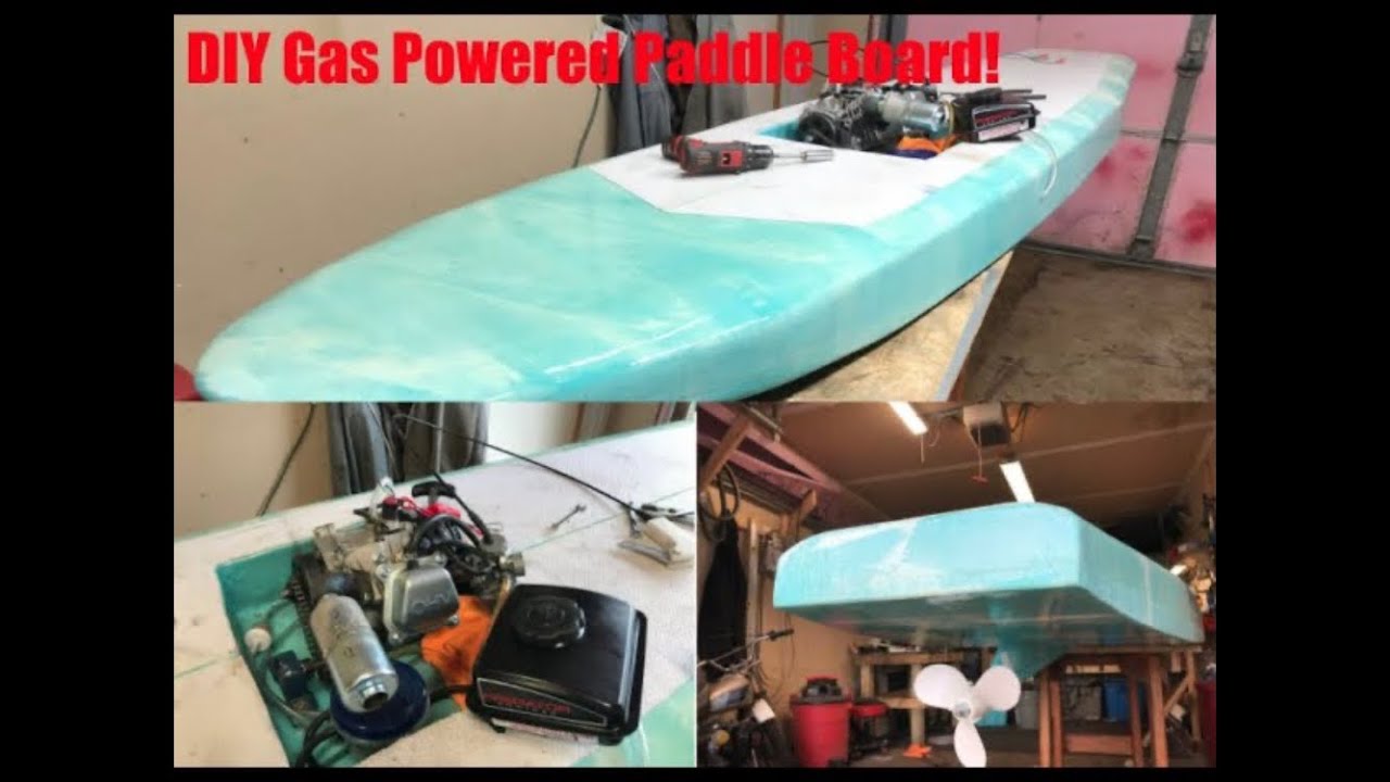 DIY Predator 79cc Gas Powered Paddle Board: Part 1/2.