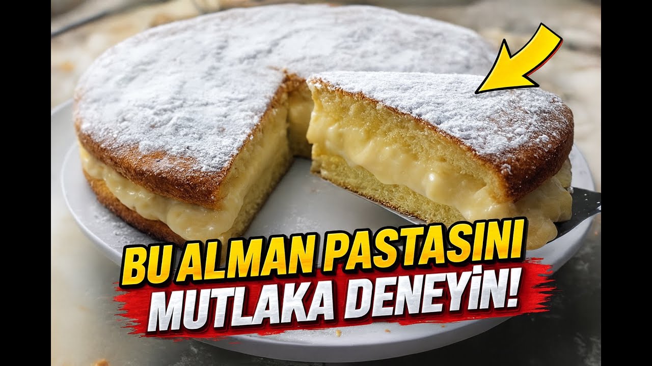 Pastane Usulü Alman Pastası Tarifi – Yumuşacık ve Tam Ölçülü!