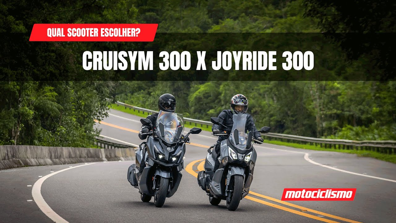 Joyride 300 x Cruisym 300: Qual scooter da Dafra &eacute; o melhor para voc&ecirc;?