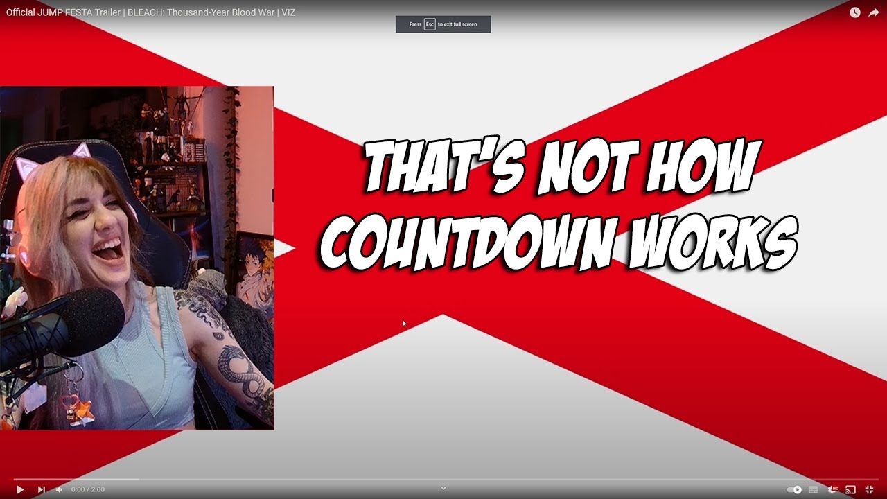 Gee does a countdown