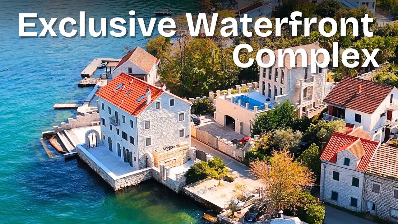 Exclusive Waterfront Villa & Mini-Hotel Complex in Stoliv, Kotor