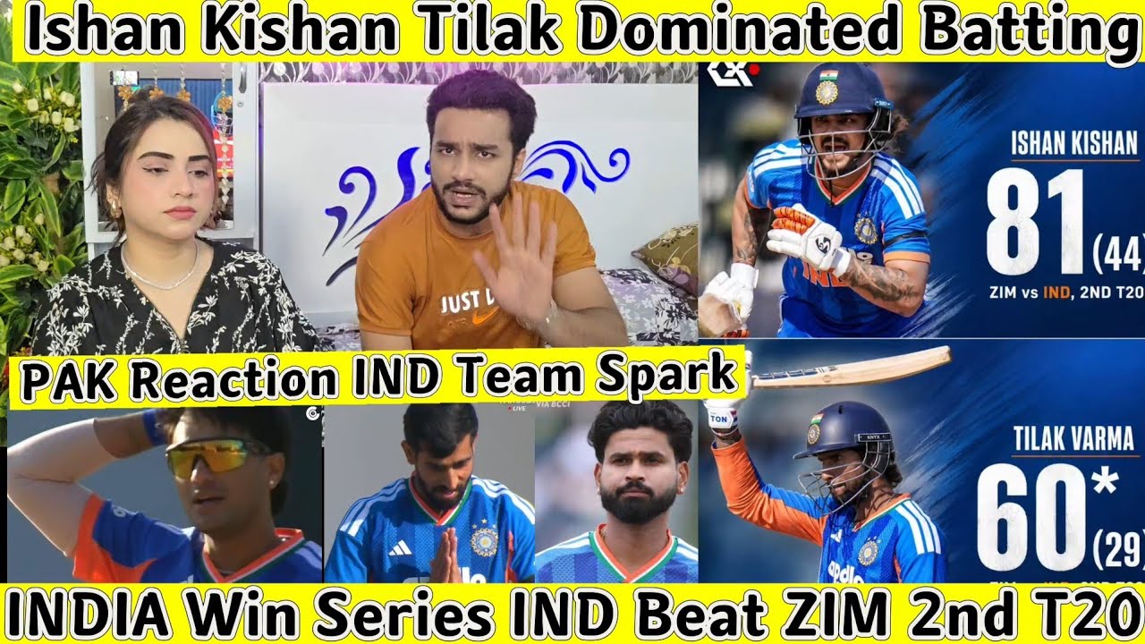 Ishan Kishan Hits 81😱INDIA Win Series Shreyas Era Dominated Batting Tilak Verma PAKISTAN  Reaction 