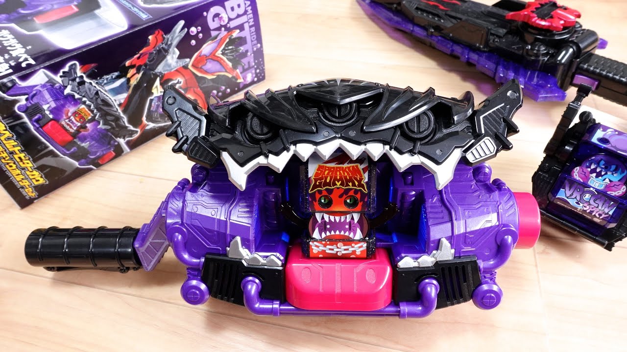 仮面ライダービターガヴに変身！DX変身ベルトビターガヴ & ゴチゾウホルダーセット レビュー！スパーキングミ・ブルキャンスパイシー付属！全ゴチゾウに対応！