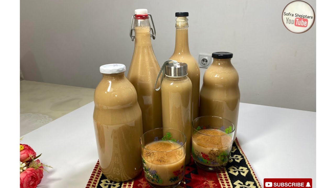 Boza Pije Tradicionale me Vlera ushqyese,Best Homemade Ballkan Drink Boza