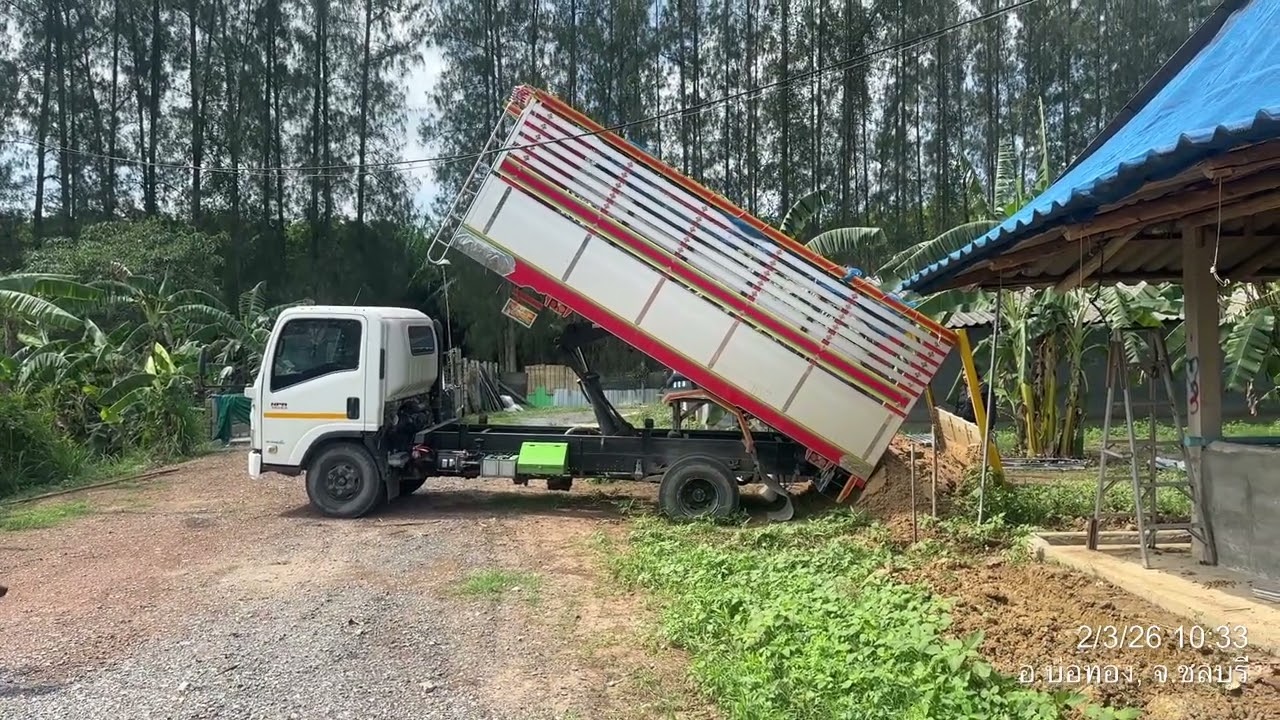 รถ6ล้อเข้าเขตเล้าหมูได้ยังไงครับเนี่ย