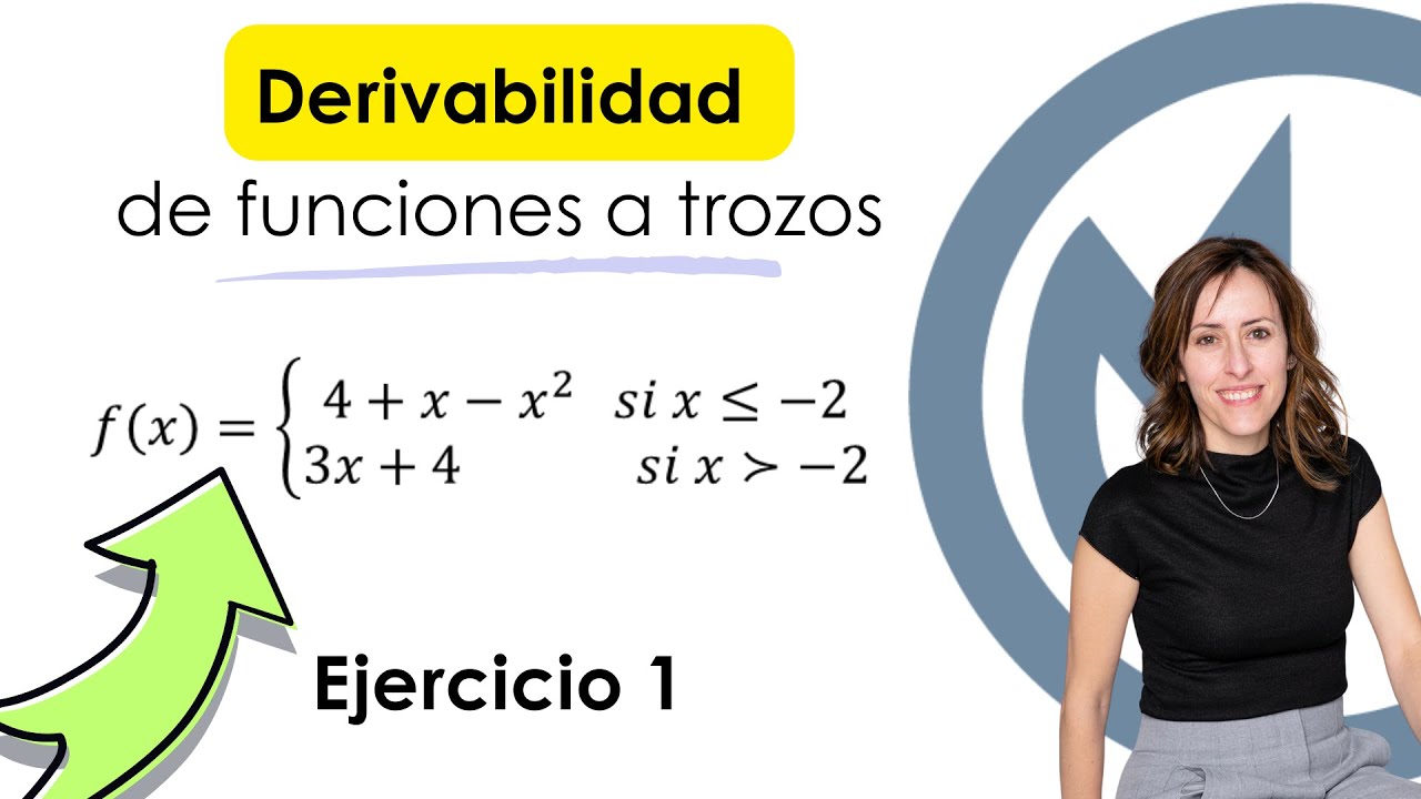Aprende a calcular la continuidad y DERIVABILIDAD de una función a trozos en todos los R 📈