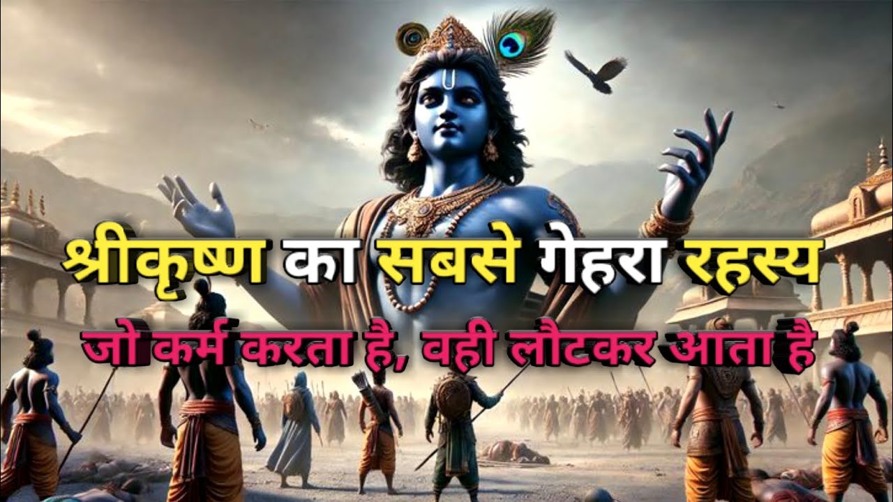 श्रीकृष्ण का सबसे गेहरा रहस्य | जो कर्म करता है, वही लौटकर आता है | Gita Truth | #गीतासार