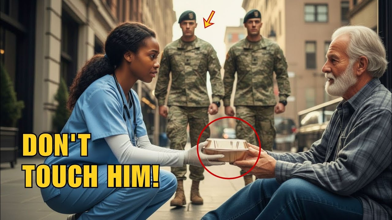 Black Girl Brought Food to an Old Man Daily — One Day, Soldiers Knocked on Her Door.