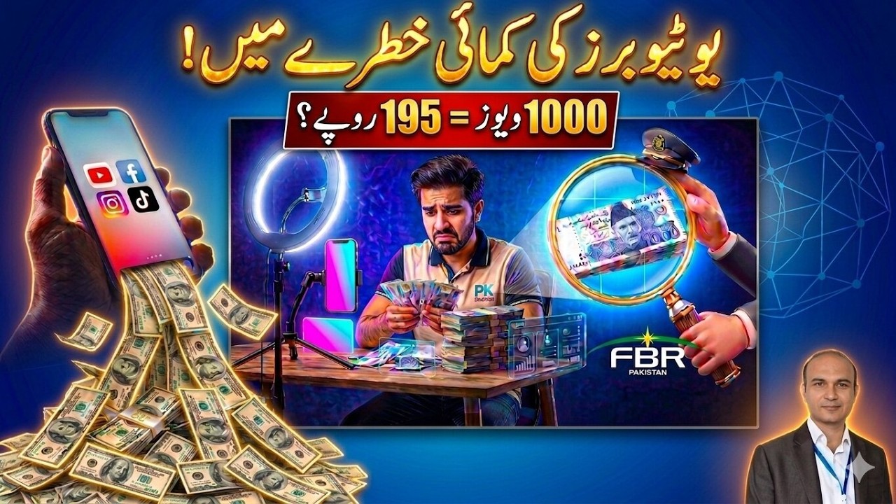 Breaking: FBR Crackdown on YouTubers & TikTokers | New Tax Rules Explained