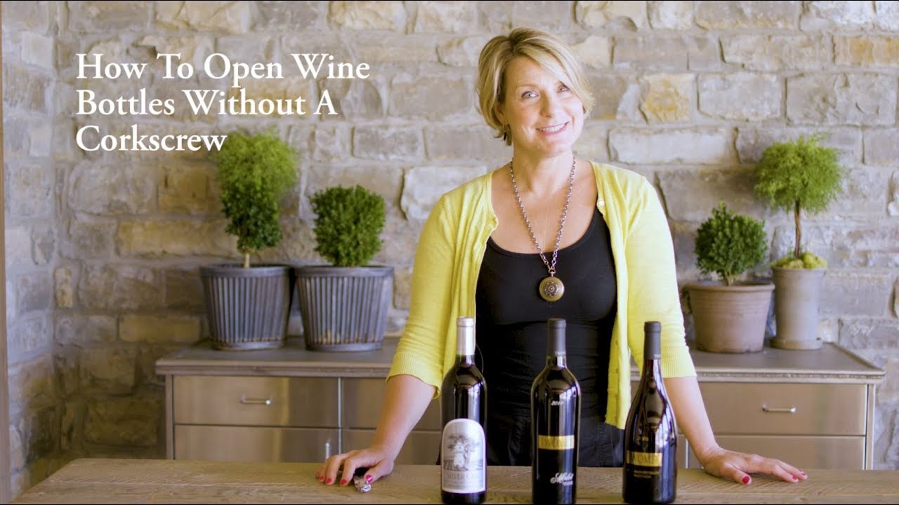 How to Open a Wine Bottle Without a Corkscrew