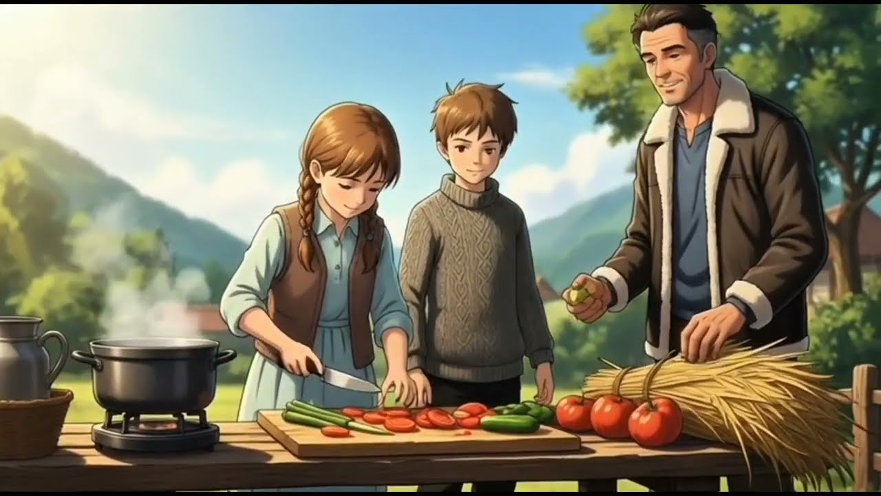 A Quiet Life in the Mountains  | Peaceful Farm Routine ASMR | Studio Ghibli Inspired