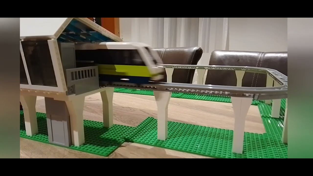 110 Brick Train rocks Vol. 004 Mould King 12040 Italian Marconi Express Light Rail Train Set Mod.