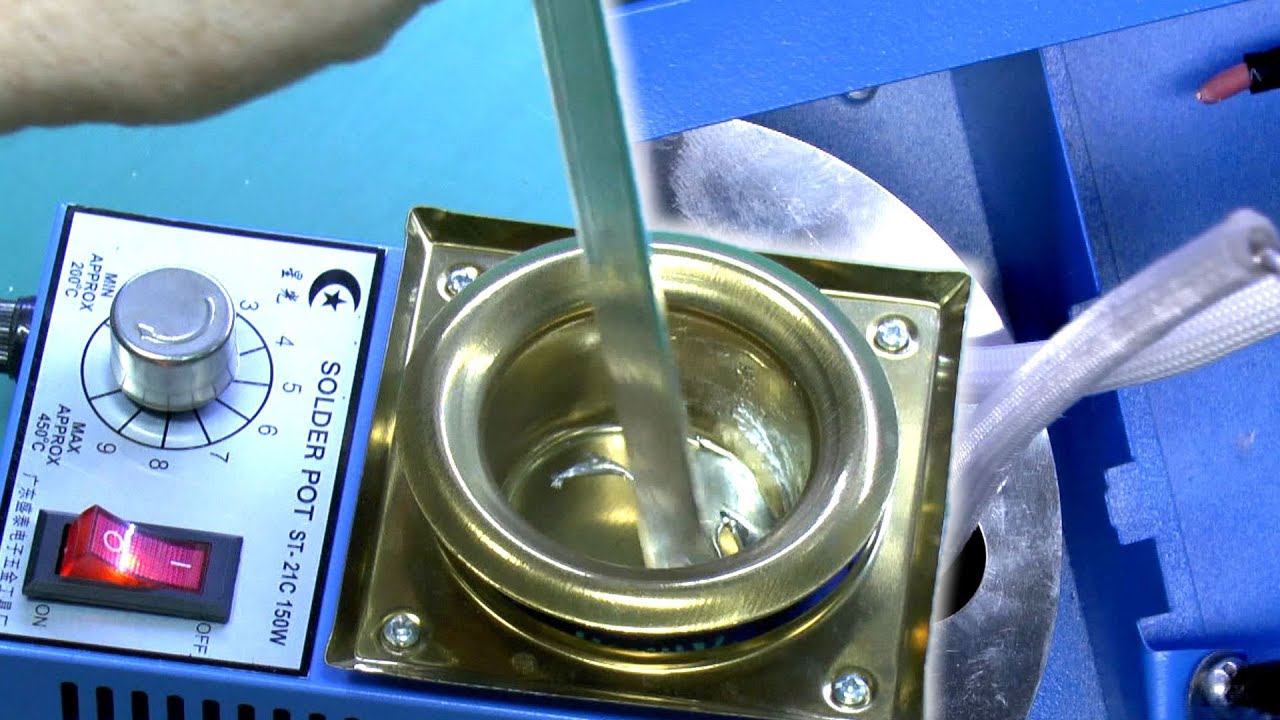 Solder Pot Alterations & Reassembly