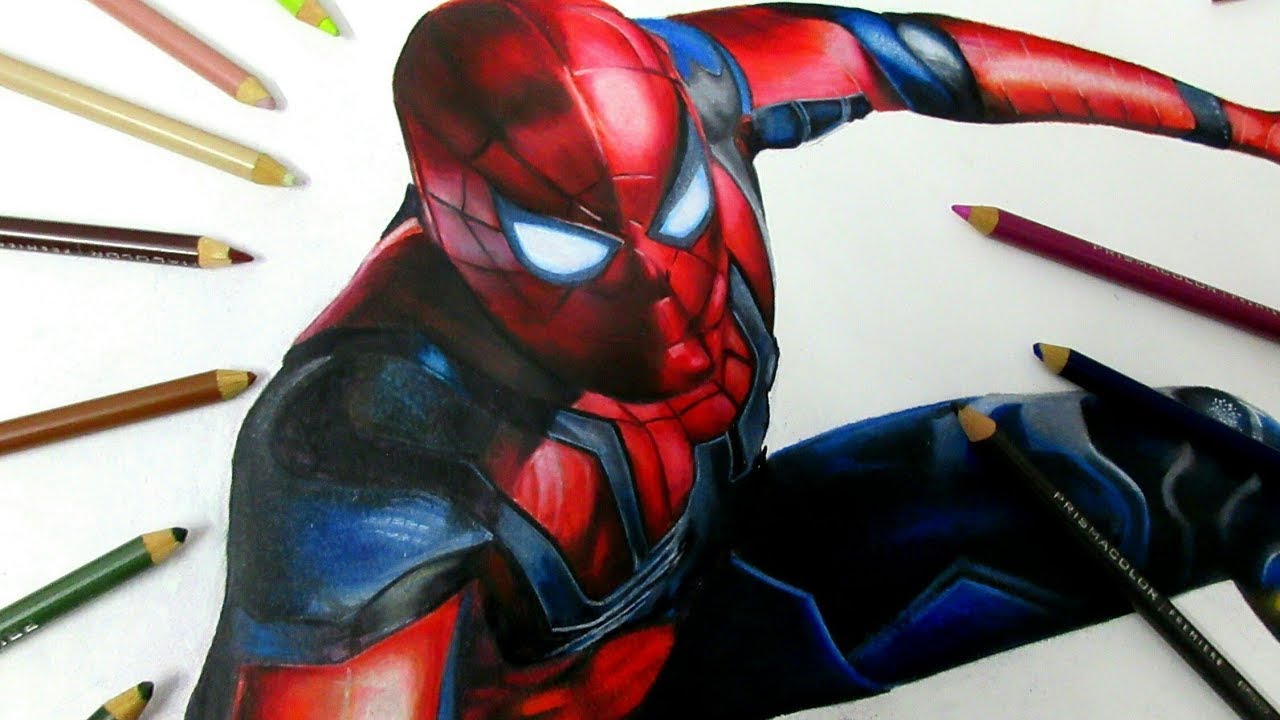 DRAWING SPIDER-MAN Avengers: Infinity war