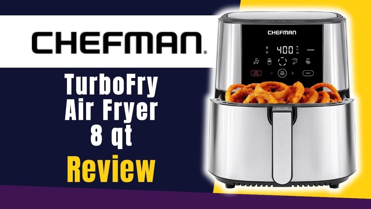 Обзор аэрофритюрницы Chefman Turbofry объёмом 8 кварт &mdash; одна из лучших аэрофритюрниц 2024 года