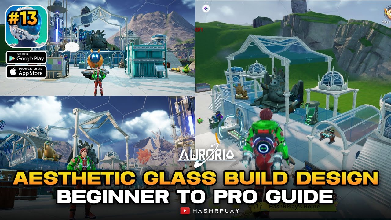 ❤️Aesthetic Glass Build Beginner Guide❤️Auroria A Playful Journey Gameplay 13❤️
