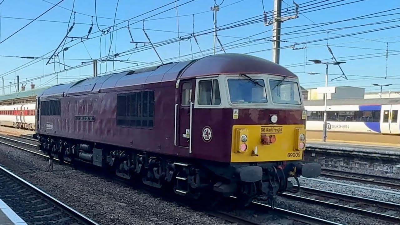 Train Spotting at Doncaster Station 23/5/2025