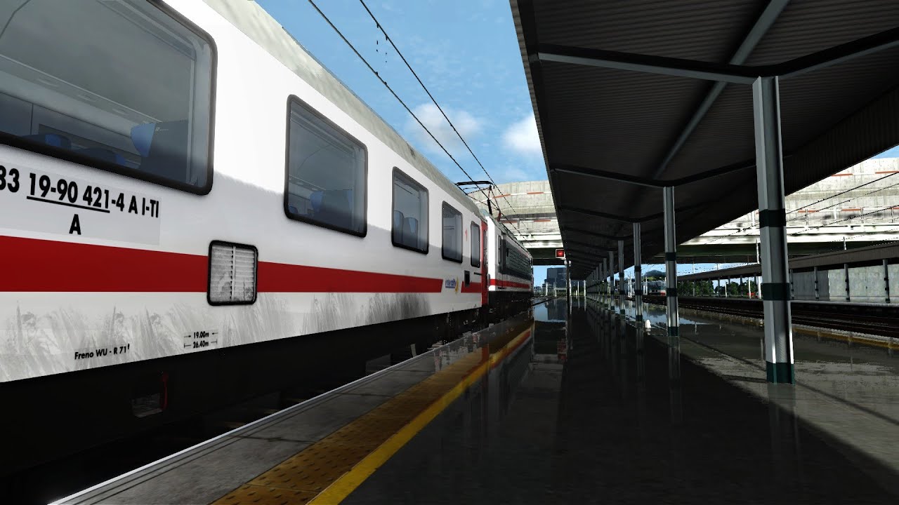 Viaggio Train Simulator 2022 da Messina Centrale a Giampilieri. (leggere la descrizione)