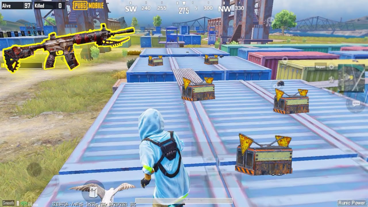I PLAYED with WANDERER M416🔥 iPhone 8 Plus PUBG MUNNO HANDCAM