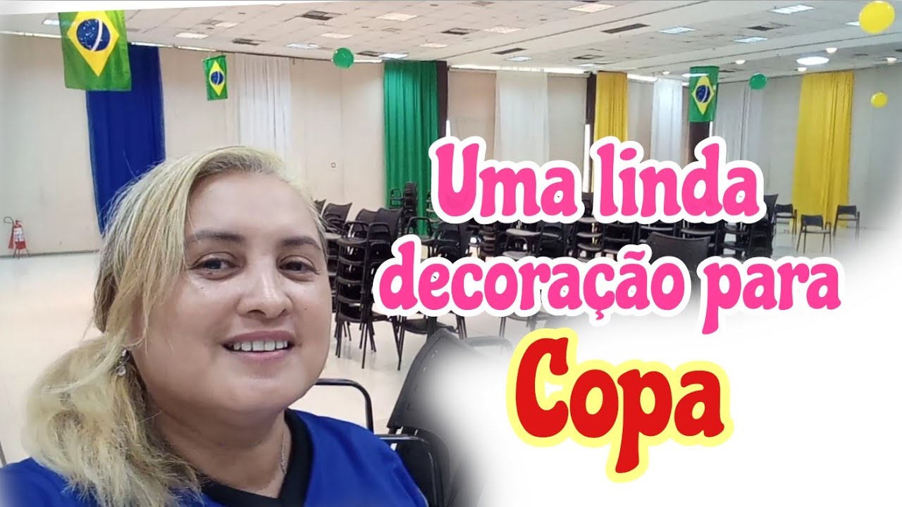 Uma  linda decora&ccedil;&atilde;o para Copa