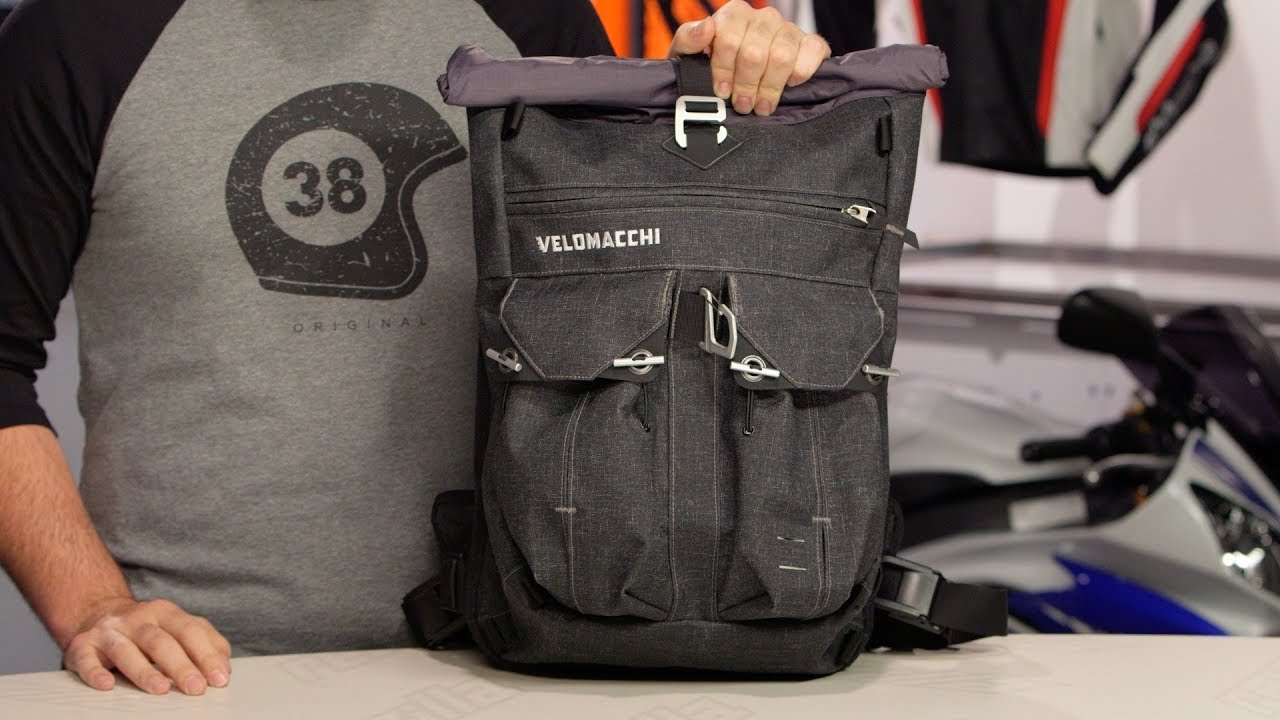 Velomacchi Roll-Top Backpack 28L Review at RevZilla.com