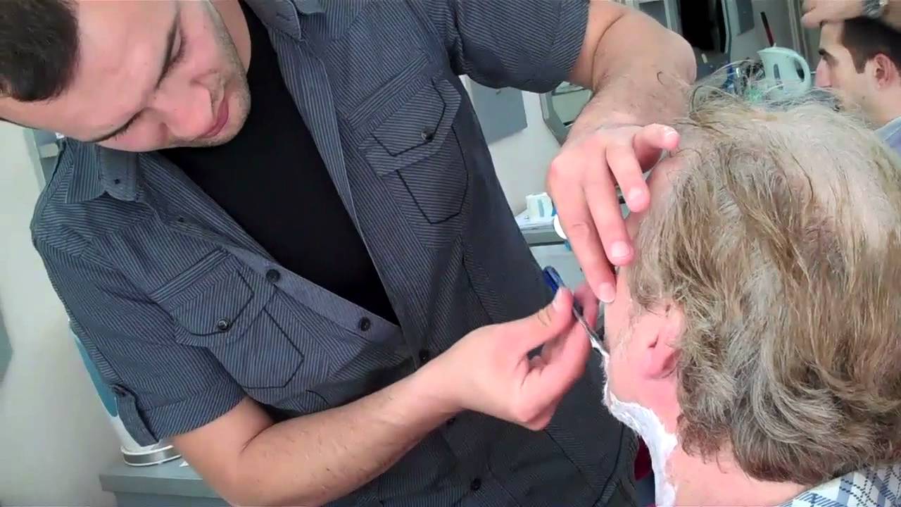 Rick + Julia Antalta, Turkey and Rick's  Turkish shave May 2