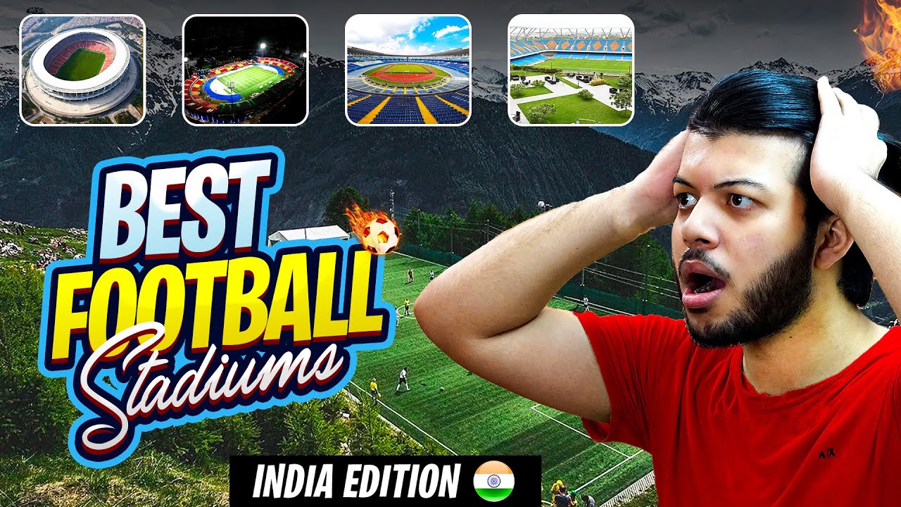 REACTING TO INDIA'S BEST UNIQUE FOOTBALL STADIUMS🇮🇳 #indianfootball