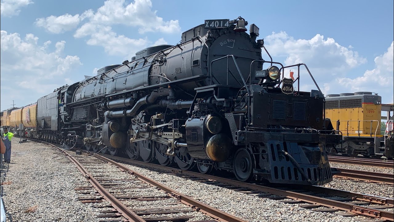  Union Pacific Big Boy 4￼014. chasing it from Arkansas to St. Louis, Missouri ￼