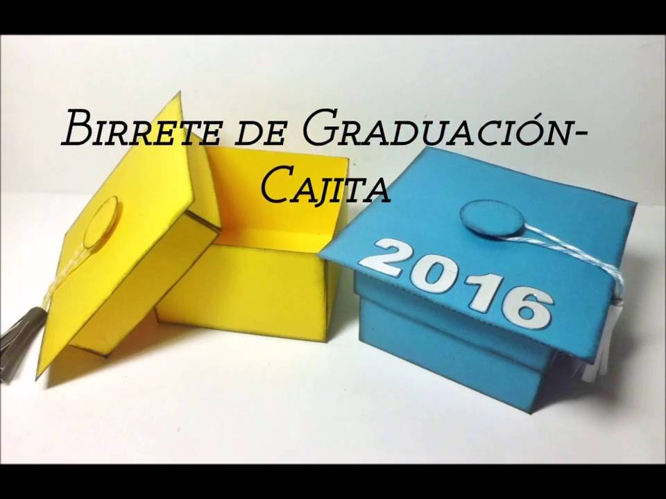 Birrete de Graduación-Cajita