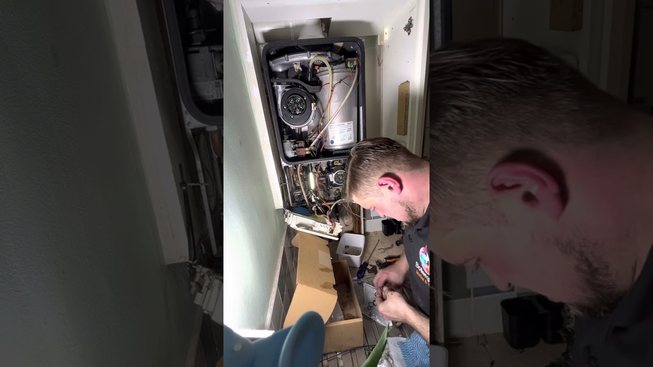 How to change return manifold, automatic air vent, PRV & flow turbine on Worcester Combi boiler