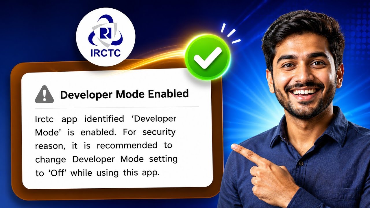 Irctc Developer mode enabled problem solve | How to fix irctc Developer mode enabled problem 