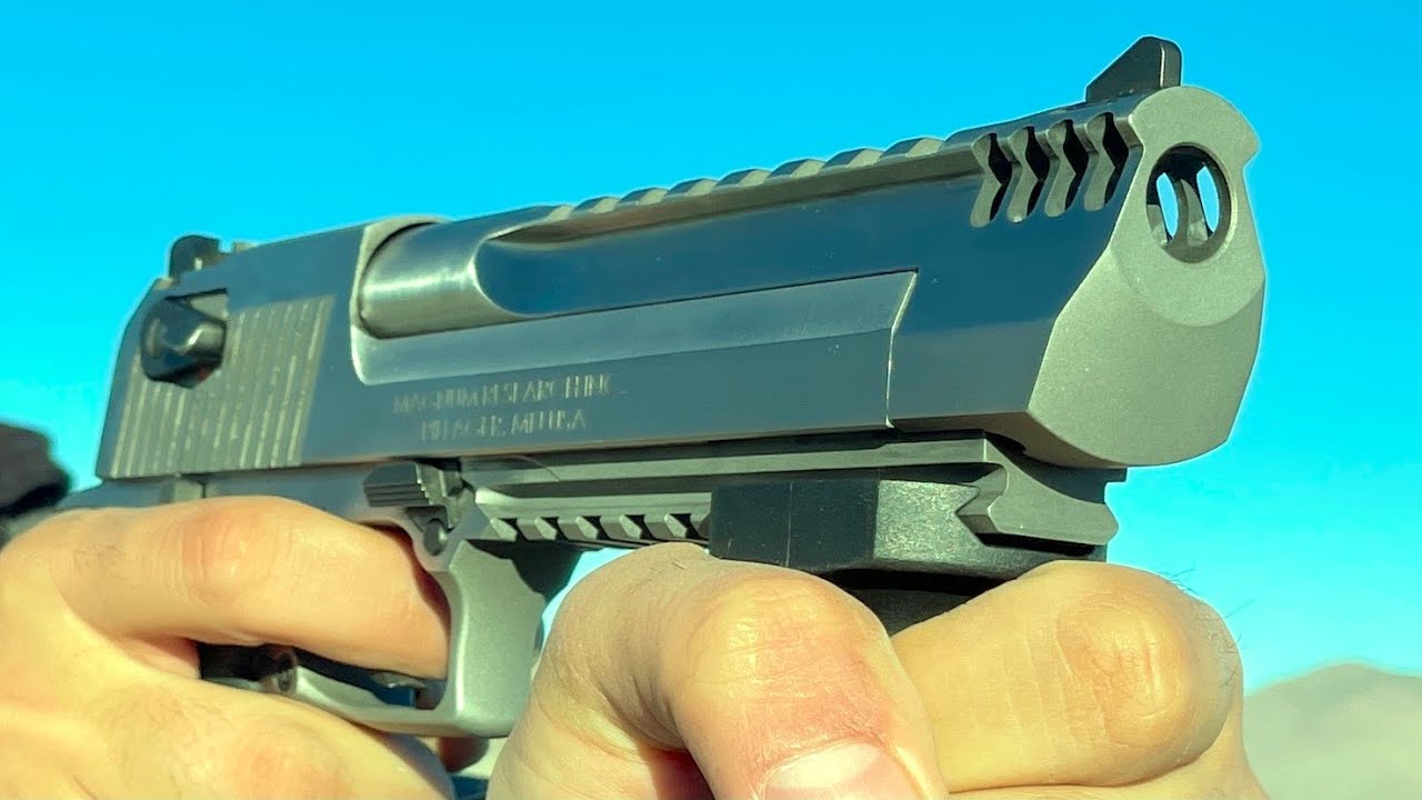 Full Auto Desert Eagle Ricochets