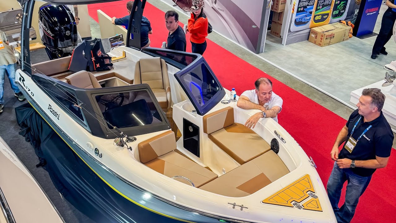 Apresentação completa lancha Rossini R170 Wake Edition no São Paulo Boat Show 2025