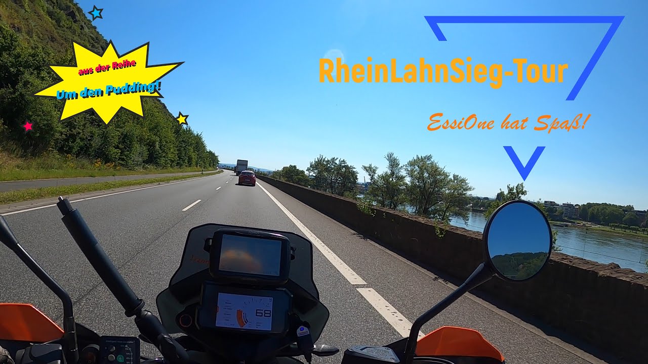 RheinLahnSieg-Tour 2024 mit der KTM 790 advR 545km um den Pudding
