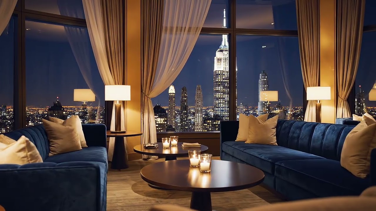 Midnight Rooftop Romance 🌆 | Luxury Lounge Music Under the City Lights | WAVERA | EP17