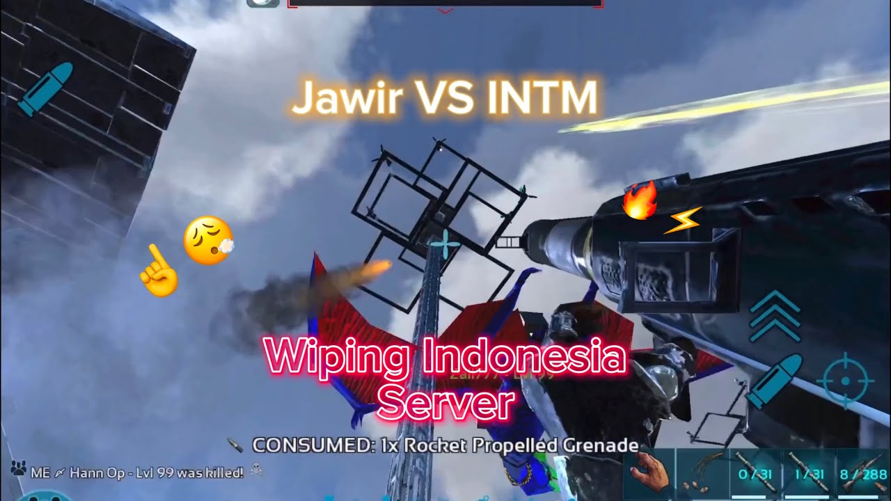 Wiping Indonesia Server 🔥⚡️ Jawir VS INTM || PvP Raid || Ark Mobile