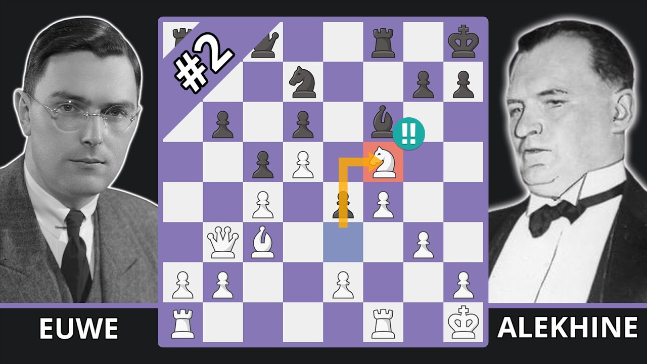 Euwe's Most Brilliant Victory Over Alekhine - Best of the 30s - Euwe vs. Alekhine, 1935