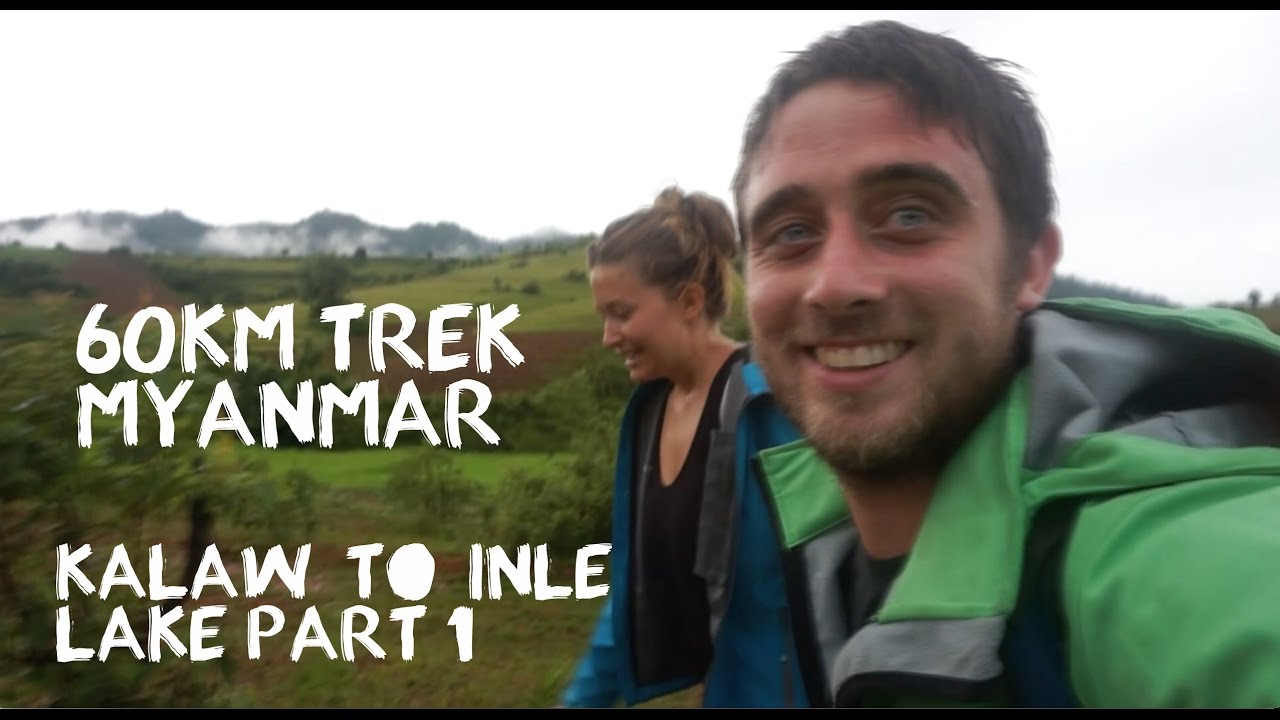 Trekking Myanmar Travel Vlog (Kalaw to Inle Lake 60km - Part 1)