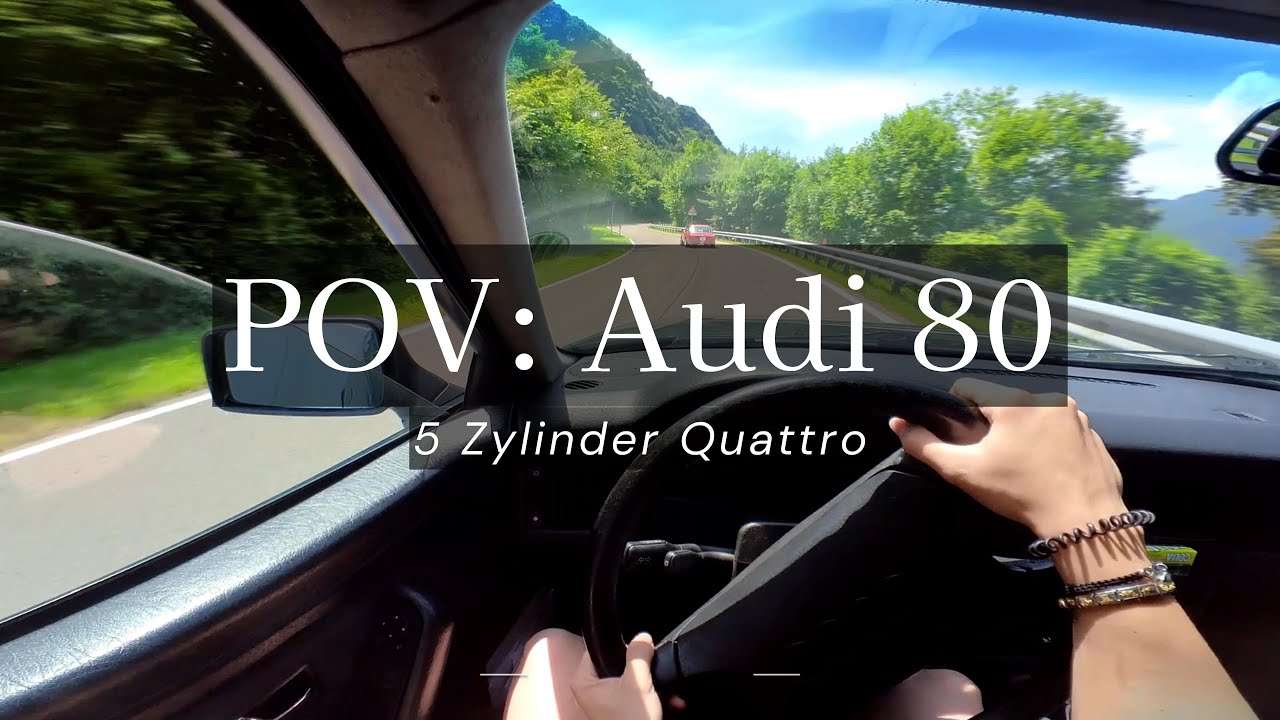 POV: Audi 80 B4 2.3E | 1993 #oldtimer #pov