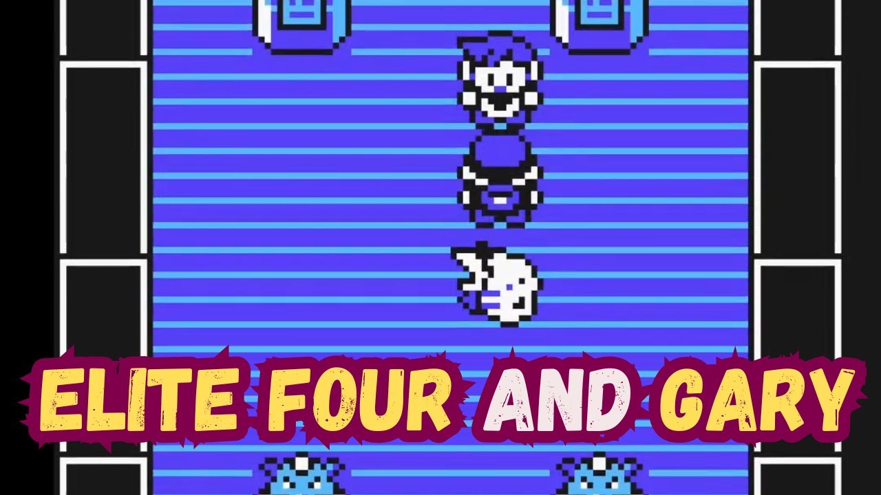 Ash vs Elite Four and Champion Gary - Pokemon Yellow