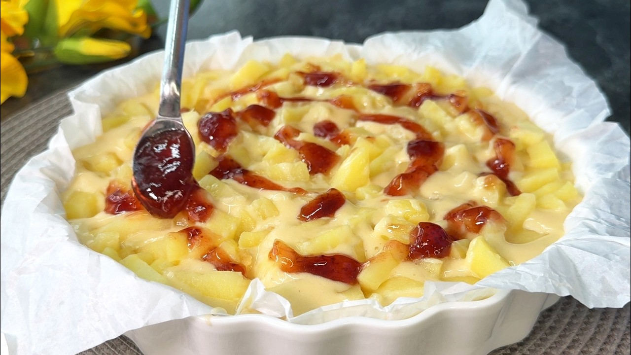 Знаменитый итальянский яблочный пирог, который тает во рту! Просто и вкусно