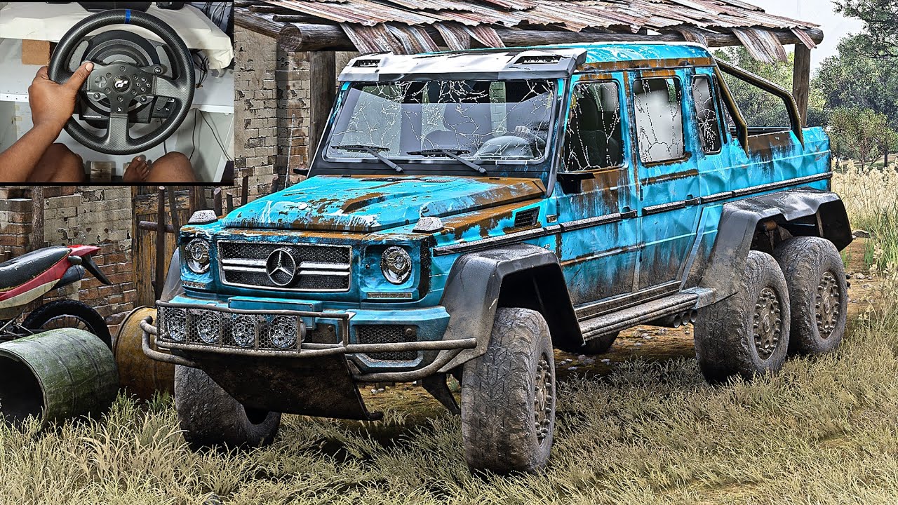 Rebuilding Mercedes- Benz AMG 6×6 G63 Gameplay Forza Horizon 5 Thrust master T300 GT Gameplay