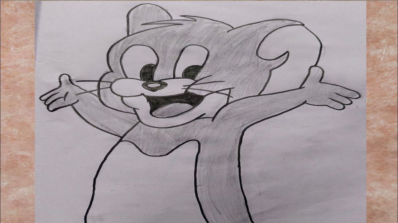 How to Draw Jerry Drawing | Jerry Drawing From Tom and Jerry Cartoon | Jerry Drawing easy 