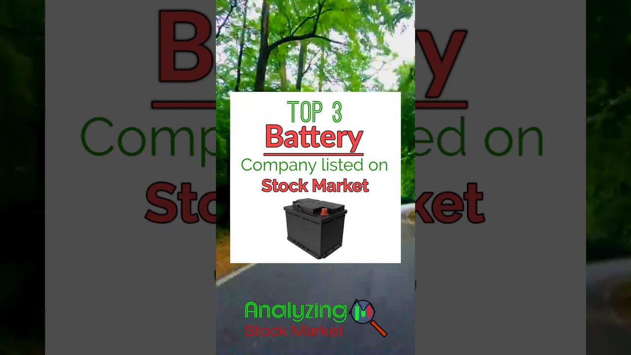 Top 3 Battery Manufacturing Company listed on Stock Market | Sensex Nifty | NSE BSE