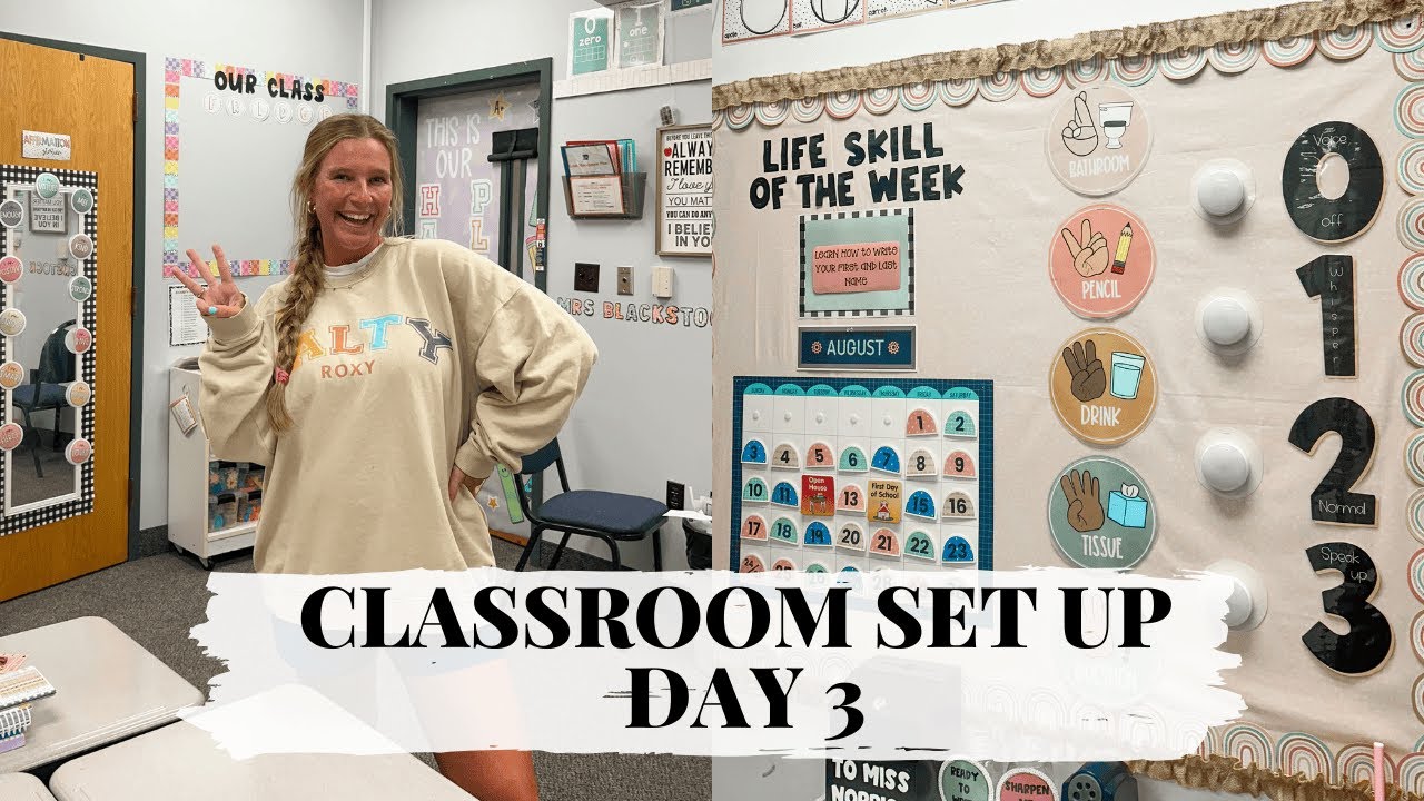 Подготовка класса, день 3 || Учитель, подготовка класса, учитель начальных классов