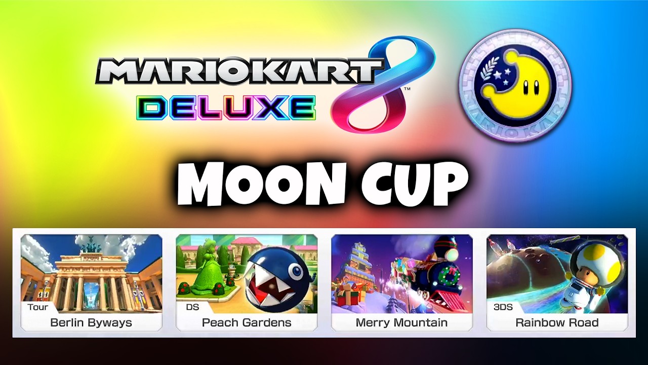 🔴 LIVE! 064 PLAYING MARIO KART 8 DELUXE - MOON CUP BOOSTER COURSE PASS  (NINTENDO SWITCH)