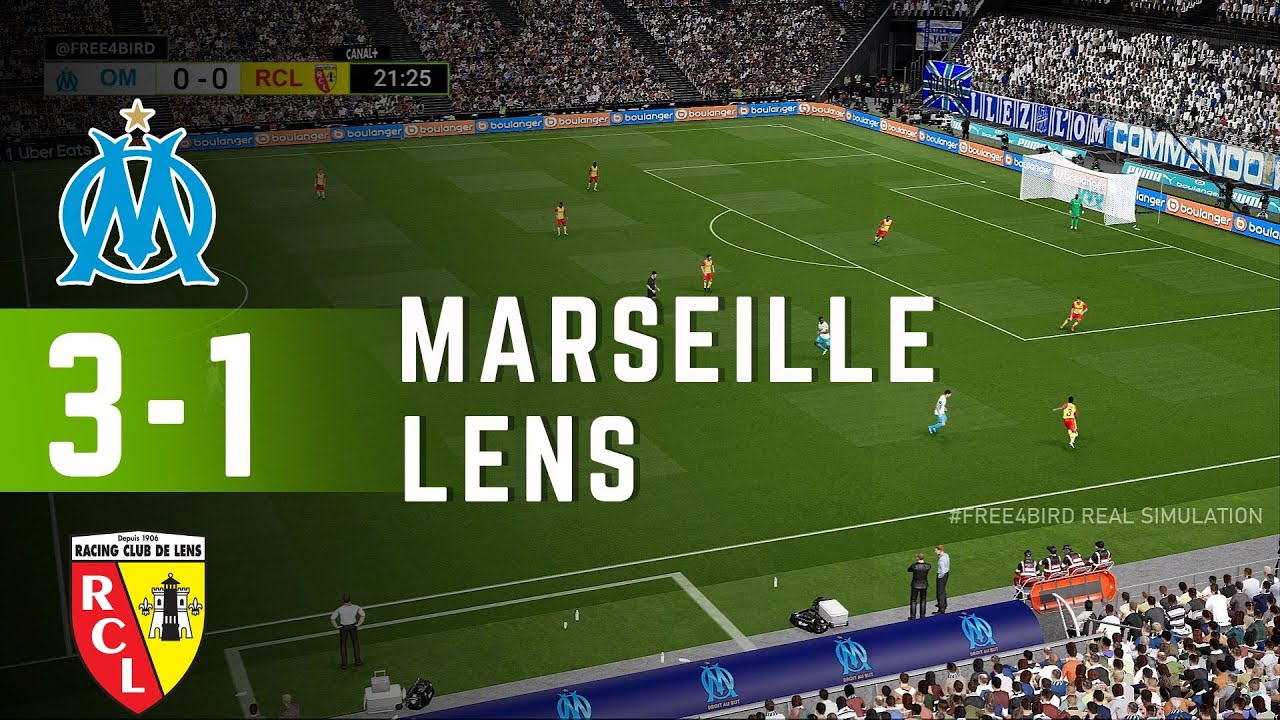 Marseille vs Lens EN DIRECT | 🇫🇷 Ligue 1 2026 | Simulation & Score en Temps Réel