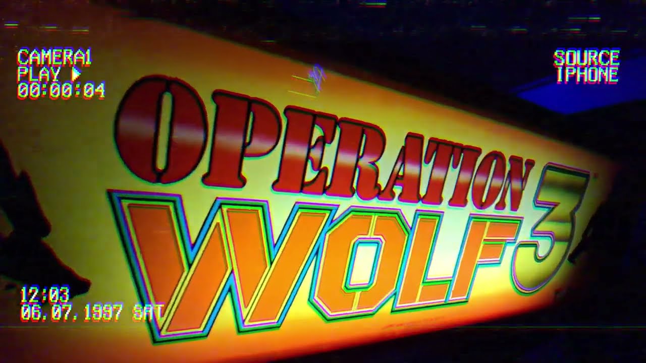 Operation Wolf 3 ARCADEGAME RARE