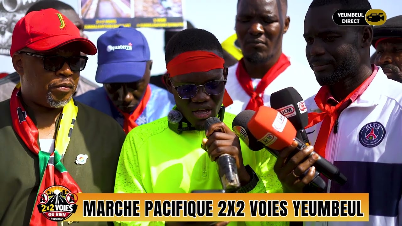 Yeumbeul : Mobilisation exceptionnelle, marche pacifique 2*2 Voies ou Rien/ AGEROUTE