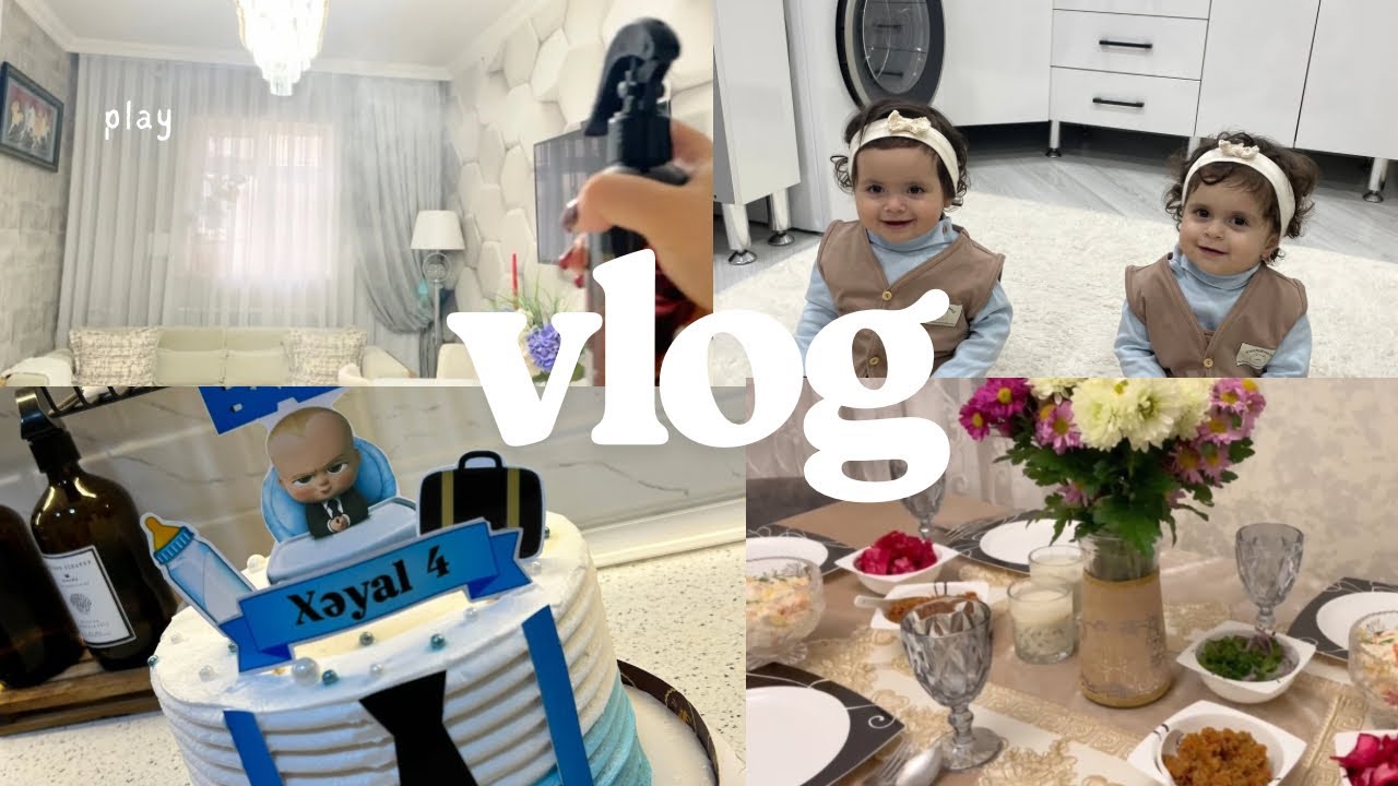 İlk vlogum 🌿 | Günüm necə keçdi? Baldızım oğlunun ad gününə getdik #GunlukVlog #AileHeyati #IlkVlog